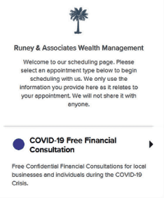 Covid 19 Free Financial Consultation